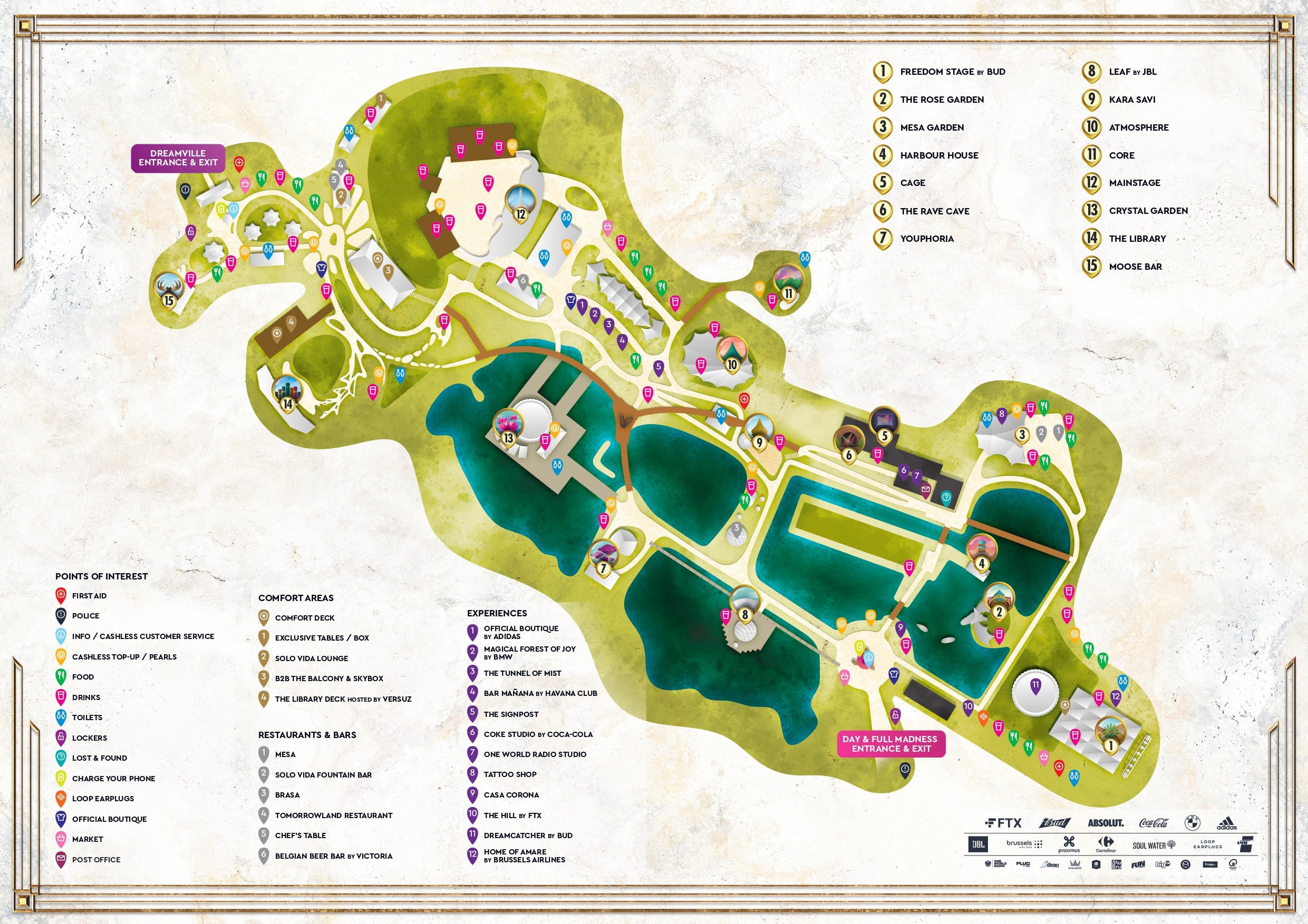 Festival area map